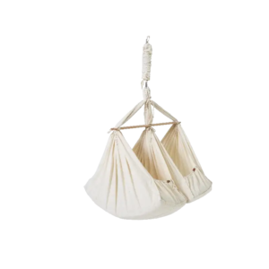 Membantu Basic Tvillinge Slyngevugge Økologisk Bomuld - Beige